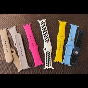 Silicone watch straps for Iwatch set of 7
